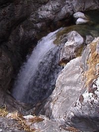Waterfall at Jomo'i Gul Chhu