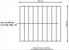 Figure 4.2B. Forebay: Trace Rack Detail 