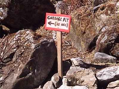 Designated Garbage Pit